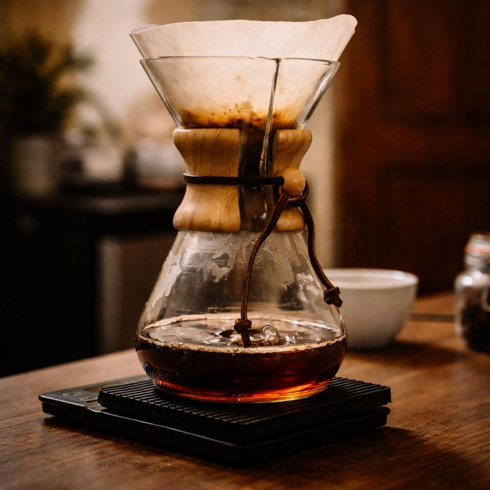Chemex coffee brewing directions and tips.